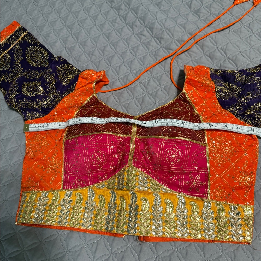 Colorful Embroidered Women's Top